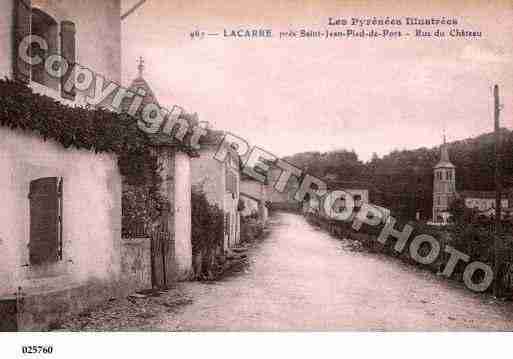 Ville de LACARRE, carte postale ancienne