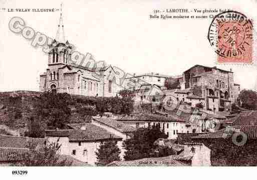 Ville de LAMOTHE, carte postale ancienne