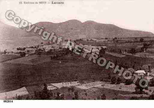 Ville de LAVARS, carte postale ancienne