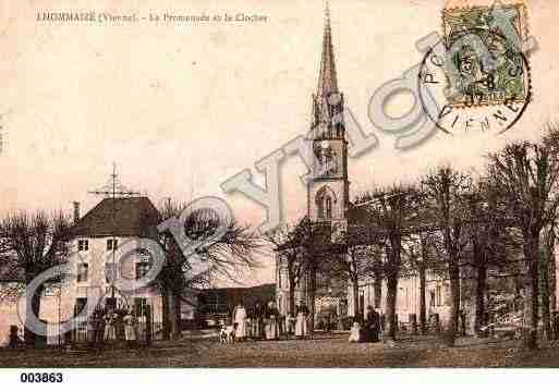 Ville de LHOMMAIZE, carte postale ancienne