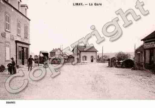 Ville de LIMAY, carte postale ancienne