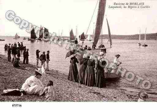 Ville de LOCQUENOLE, carte postale ancienne