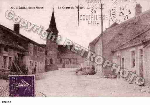 Ville de LOUVIERES, carte postale ancienne