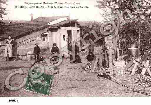 Ville de LUXEUILLESBAINS, carte postale ancienne