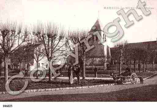 Ville de MAREUILLESMEAUX, carte postale ancienne