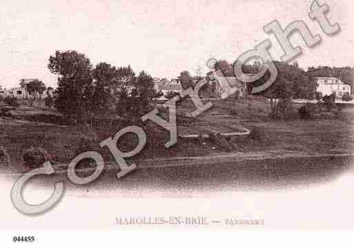 Ville de MAROLLESENBRIE, carte postale ancienne Ville de MAROLLESENBRIE, carte postale ancienne