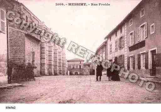 Ville de MESSIMY, carte postale ancienne