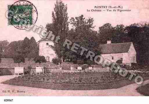 Ville de MONTRY, carte postale ancienne