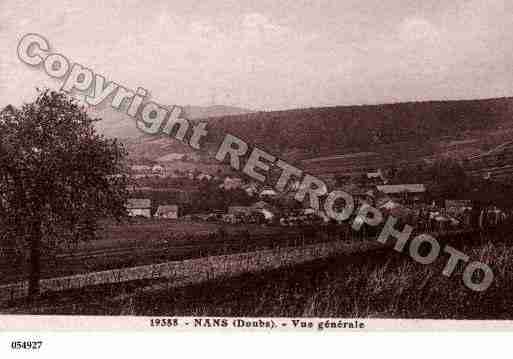 Ville de NANS, carte postale ancienne