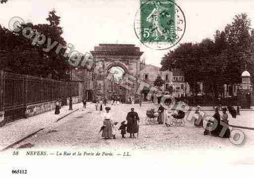 Ville de NEVERS, carte postale ancienne