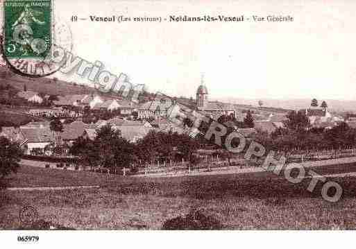 Ville de NOIDANSLESVESOUL, carte postale ancienne