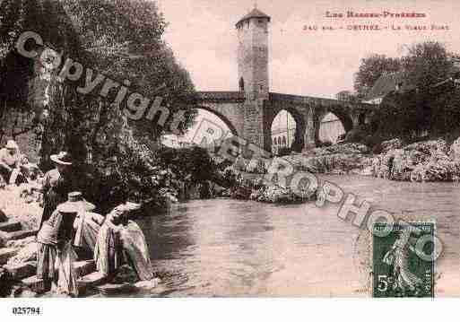 Ville de ORTHEZ, carte postale ancienne