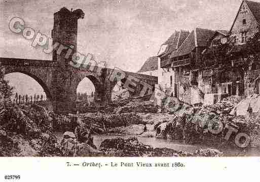 Ville de ORTHEZ, carte postale ancienne