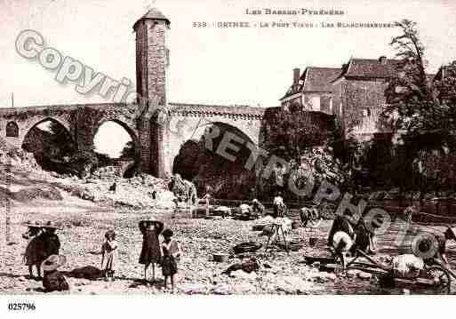 Ville de ORTHEZ, carte postale ancienne