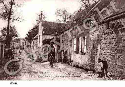 Ville de PARGNAN, carte postale ancienne