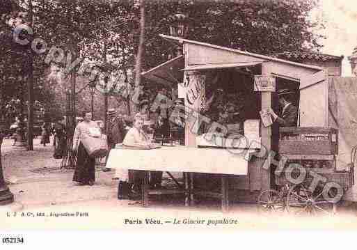 Ville de PARISVECU, carte postale ancienne