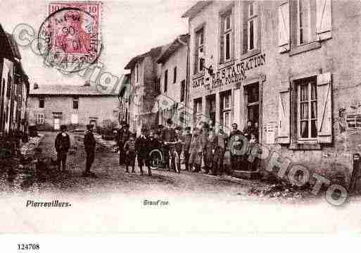 Ville de PIERREVILLERS, carte postale ancienne