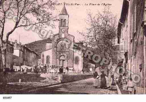 Ville de PUGETVILLE, carte postale ancienne