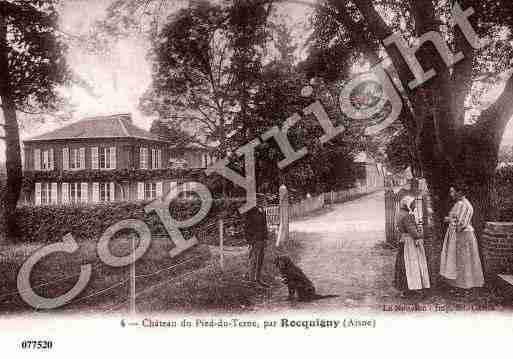 Ville de ROCQUIGNY, carte postale ancienne