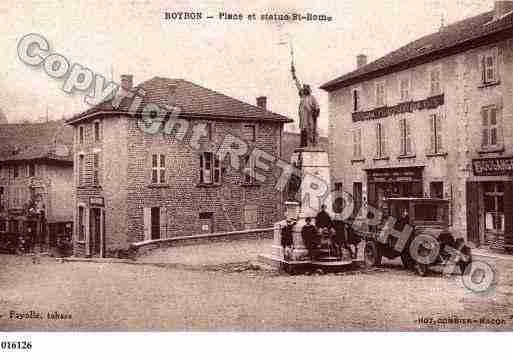 Ville de ROYBON, carte postale ancienne