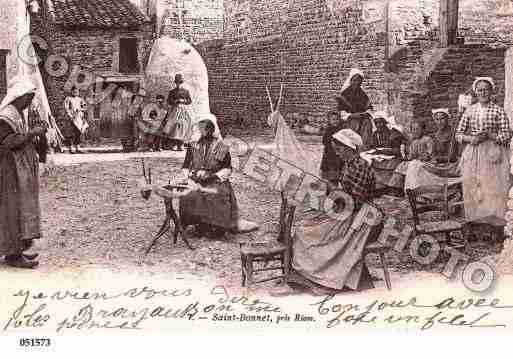 Ville de SAINTBONNETPRESRIOM, carte postale ancienne