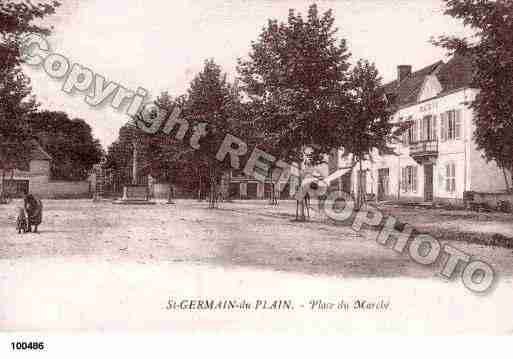 Ville de SAINTGERMAINDUPLAIN, carte postale ancienne