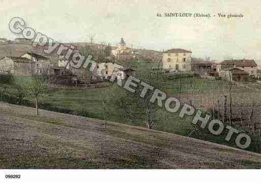 Ville de SAINTLOUP, carte postale ancienne