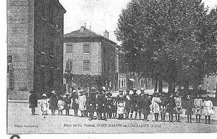 Ville de SAINTMARTINLACOAILLEUX, carte postale ancienne