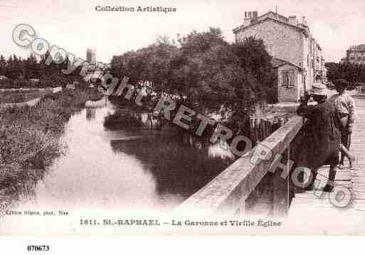Ville de SAINTRAPHAEL, carte postale ancienne