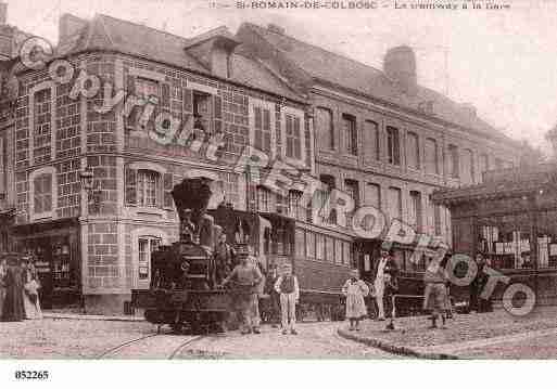 Ville de SAINTROMAINDECOLBOSC, carte postale ancienne