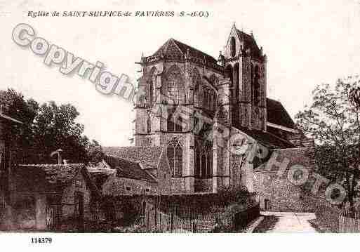 Ville de SAINTSULPICEDEFAVIERES, carte postale ancienne