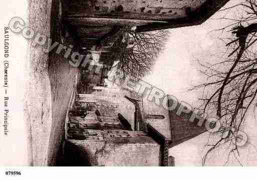Ville de SAULGOND, carte postale ancienne