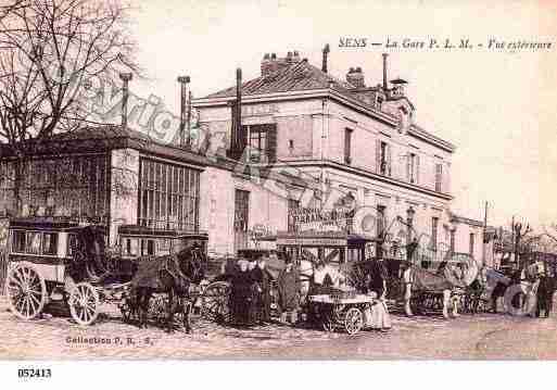 Ville de SENS, carte postale ancienne