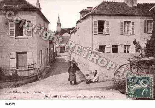 Ville de SEPTEUIL, carte postale ancienne