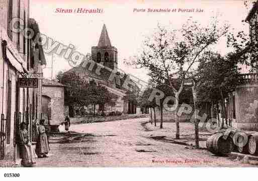 Ville de SIRAN, carte postale ancienne