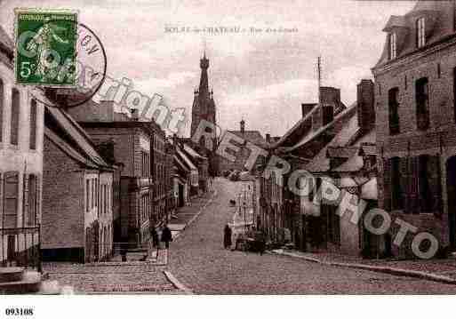 Ville de SOLRELECHATEAU, carte postale ancienne