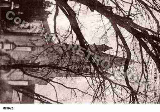 Ville de SOTURAC, carte postale ancienne