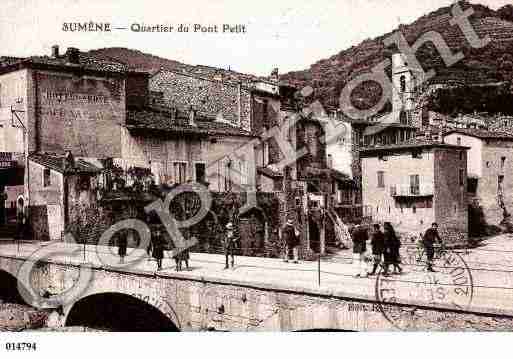 Ville de SUMENE, carte postale ancienne