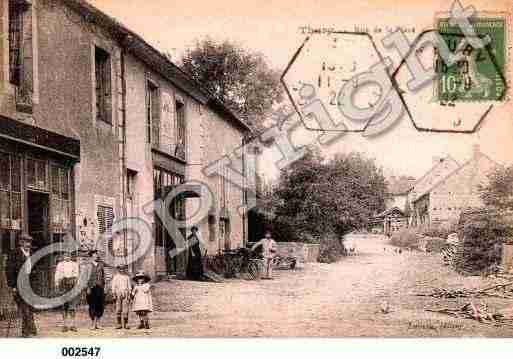 Ville de THURY, carte postale ancienne