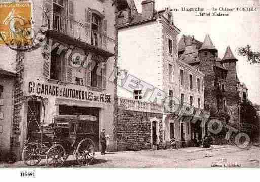 Ville de UZERCHE, carte postale ancienne