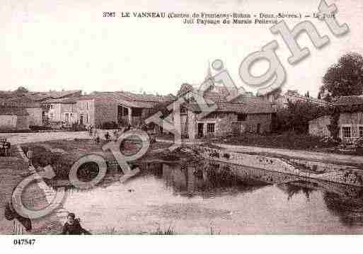 Ville de VANNEAU(LE), carte postale ancienne