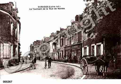 Ville de VARADES, carte postale ancienne