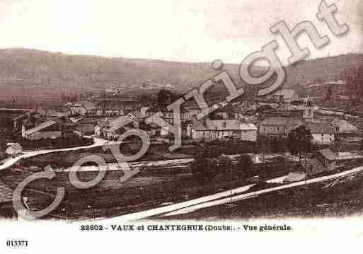 Ville de VAUXETCHANTEGRUE, carte postale ancienne