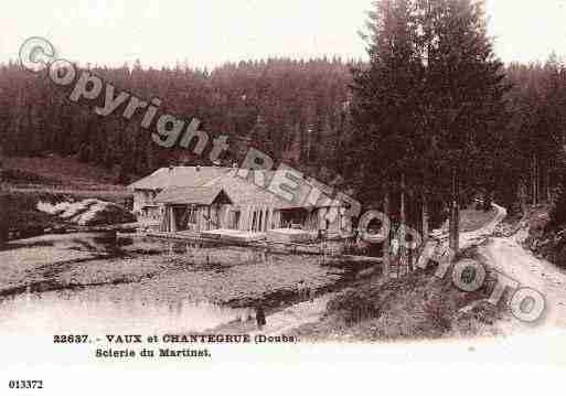 Ville de VAUXETCHANTEGRUE, carte postale ancienne