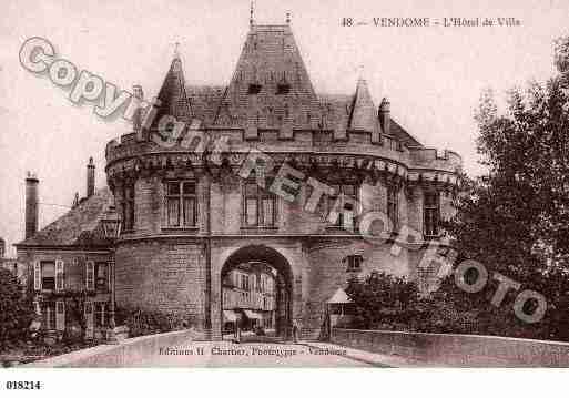 Ville de VENDOME, carte postale ancienne