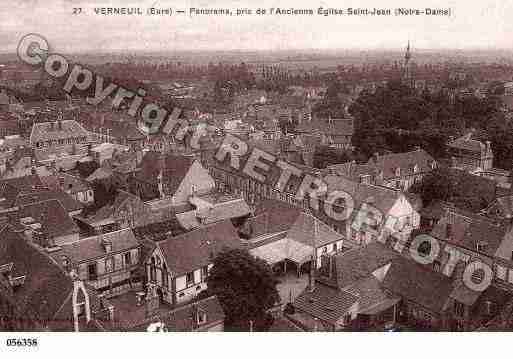 Ville de VERNEUILSURAVRE, carte postale ancienne