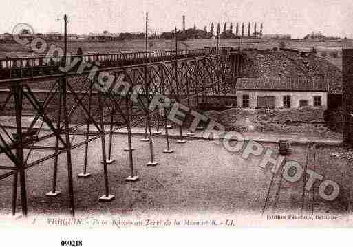 Ville de VERQUIN, carte postale ancienne