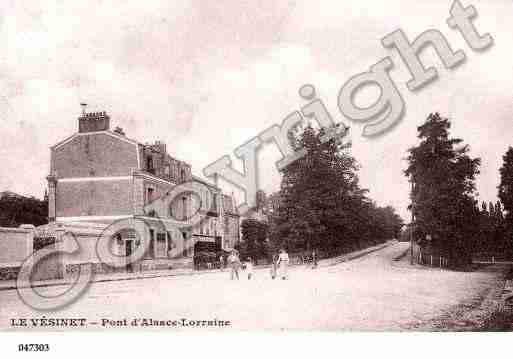 Ville de VESINET(LE), carte postale ancienne