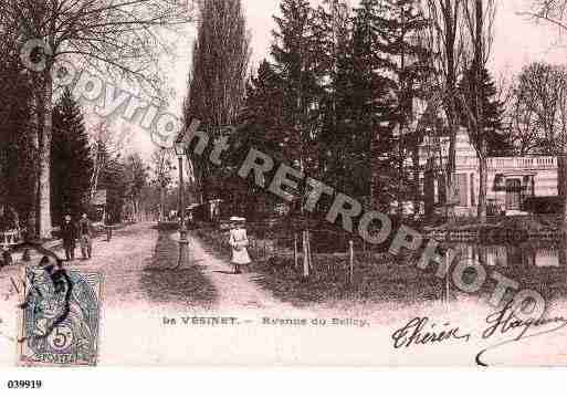 Ville de VESINET(LE), carte postale ancienne