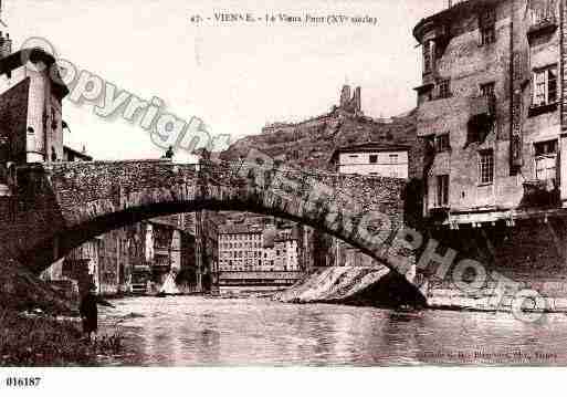 Ville de VIENNE, carte postale ancienne